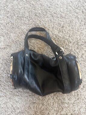 Vintage Wilson’s Leather Barrel Handbag